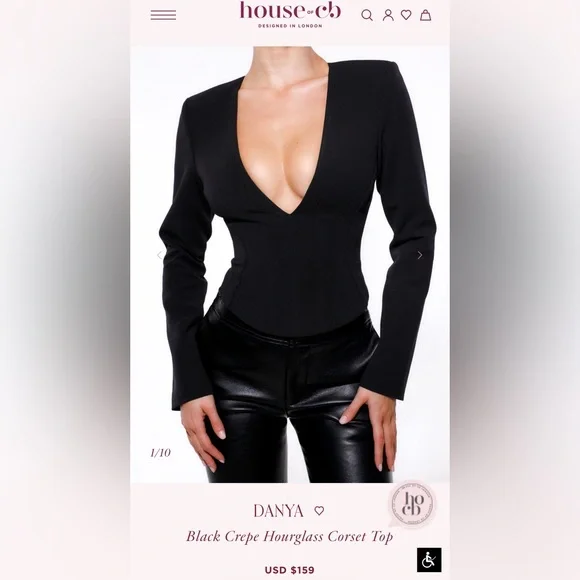 House of CB DANYA Top - Picture 3 of 9